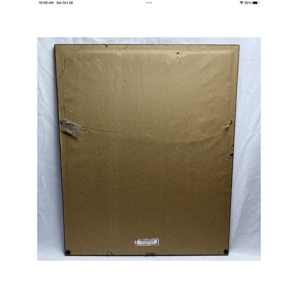 OOAK Pastel Chalk Wall Art Drawing Vtg 80s Boy Girl Signed Framed Matted 22x27 - Picture 5 of 11